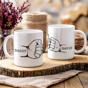 Taza De Café Regalo del día de papá y bebé primerizos