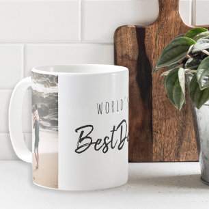 Taza De Café Regalo del Día del Padre con guión moderno Foto
