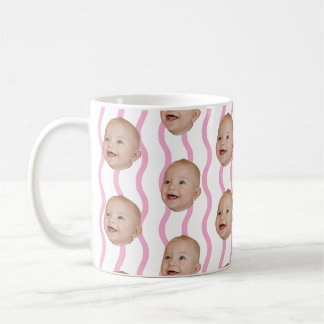 Taza De Café Regalo del Día del Padre con rostro de bebé person