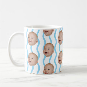 Taza De Café Regalo del Día del Padre con rostro de bebé person