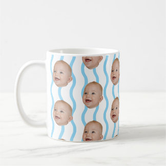 Taza De Café Regalo del Día del Padre con rostro de bebé person
