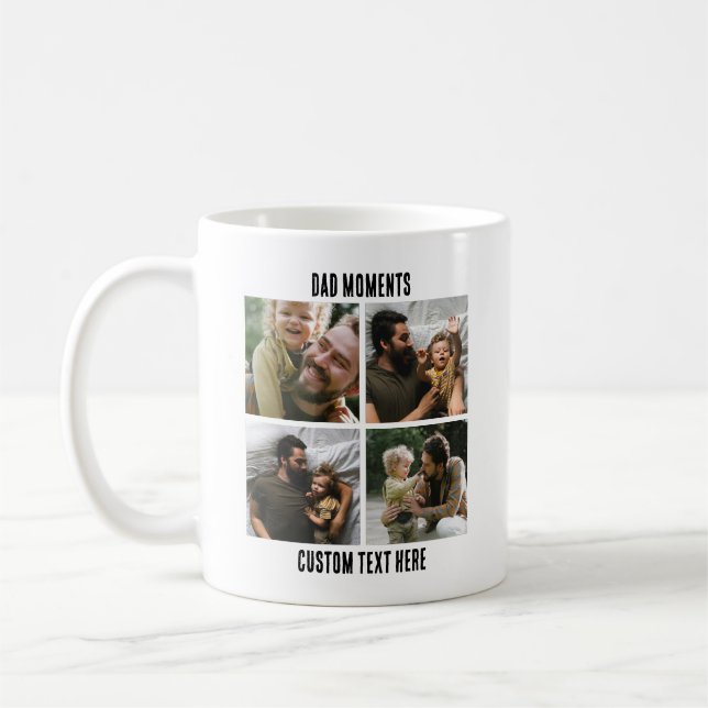 Taza De Café Regalo del Día del Padre para él, Personalizado 4  (Izquierda)