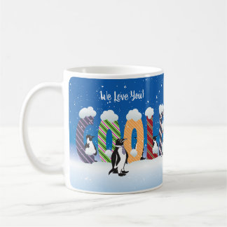 Taza De Café Regalo del Día del Padre Pingüino, el más frío y p
