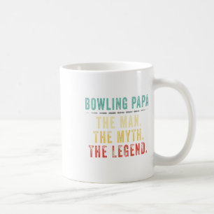 Taza De Café Regalo del Día del Papa Bowling