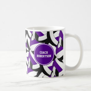 Taza De Café regalo del entrenador de voleibol de colores de la