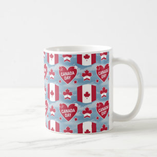 Taza De Café Regalo del Feliz Día de Canadá