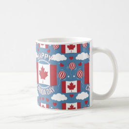 Taza De Café Regalo del Feliz Día de Canadá