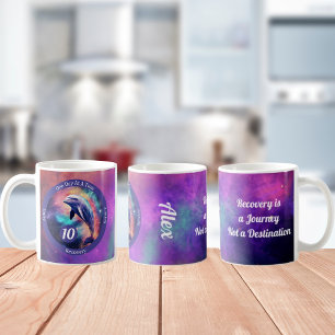 Taza De Café Regalo del hito de recuperación de delfines person