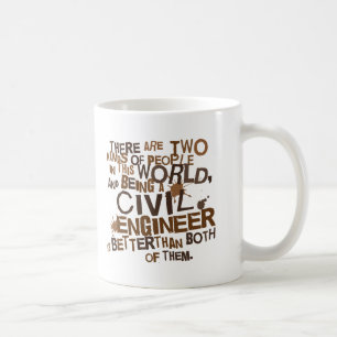 Taza De Café Regalo del ingeniero civil