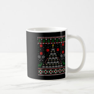 Taza De Café Regalo del jugador de bádminton gráfico del lanzad