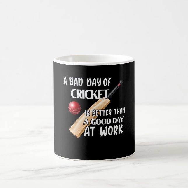 Taza De Café Regalo del jugador de cricket Saying Cricket (Centro)