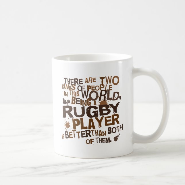 Taza De Café Regalo del jugador del rugbi (Derecha)