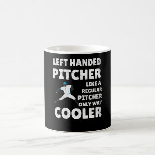 Taza De Café Regalo del lanzador izquierdo Béisbol de pelota