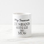 Taza De Café Regalo del marido<br><div class="desc">Regalo del marido</div>