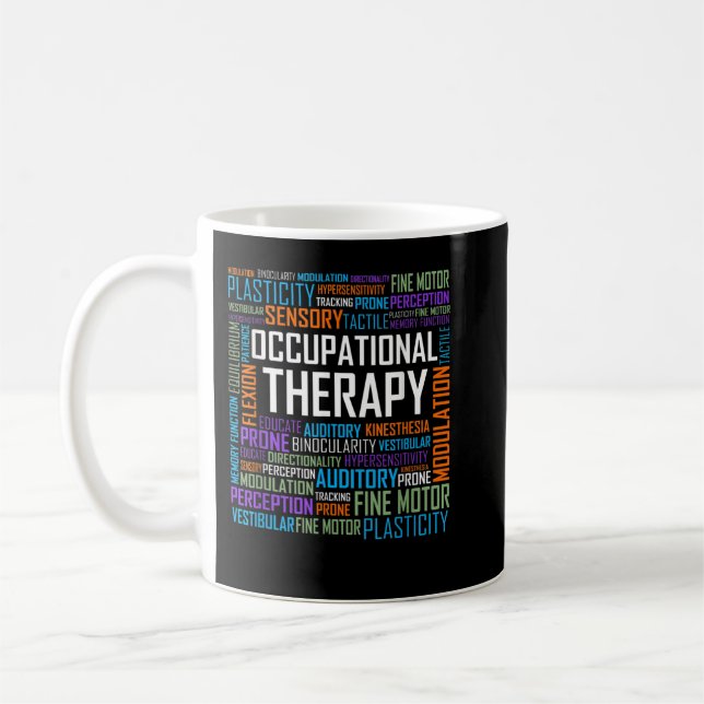 Taza De Café Regalo del mes de Terapia Ocupacional (Izquierda)