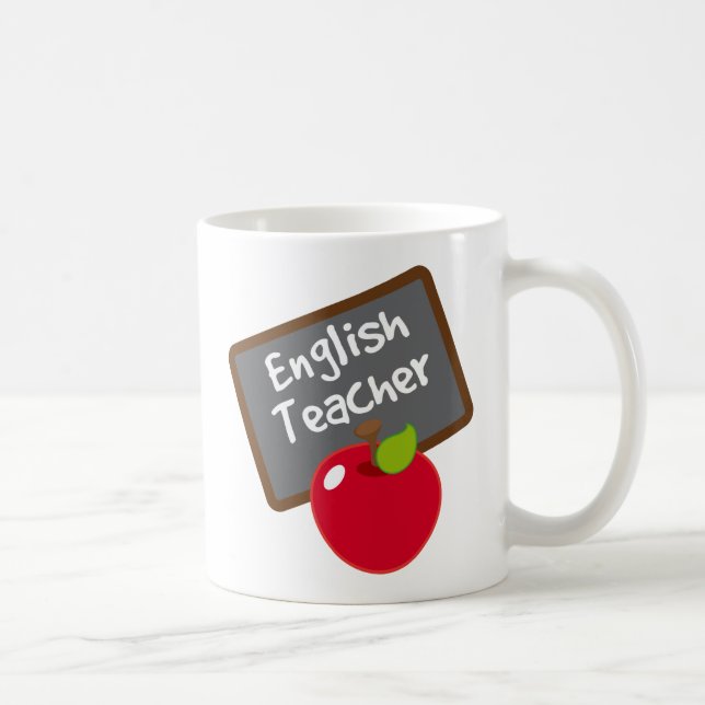 Taza De Café Regalo del profesor de inglés (Derecha)