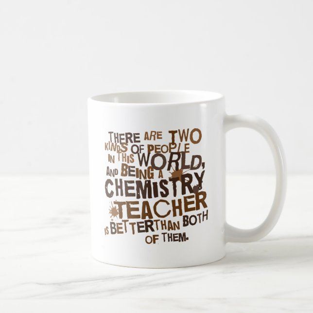 Taza De Café Regalo del profesor de la química (Derecha)