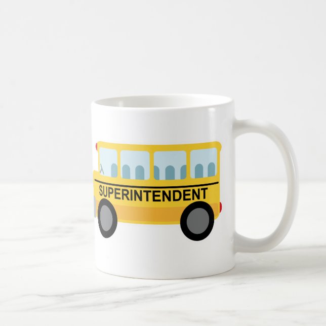 Taza De Café Regalo del superintendente (autobús escolar) (Derecha)