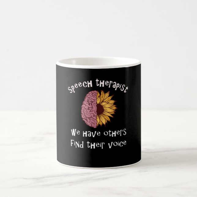 Taza De Café Regalo del terapeuta del habla (Centro)