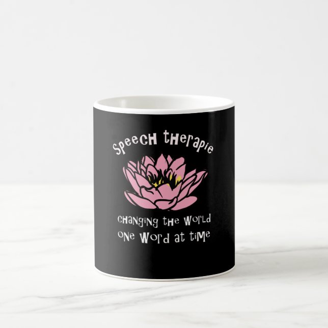 Taza De Café Regalo del terapeuta del habla (Centro)