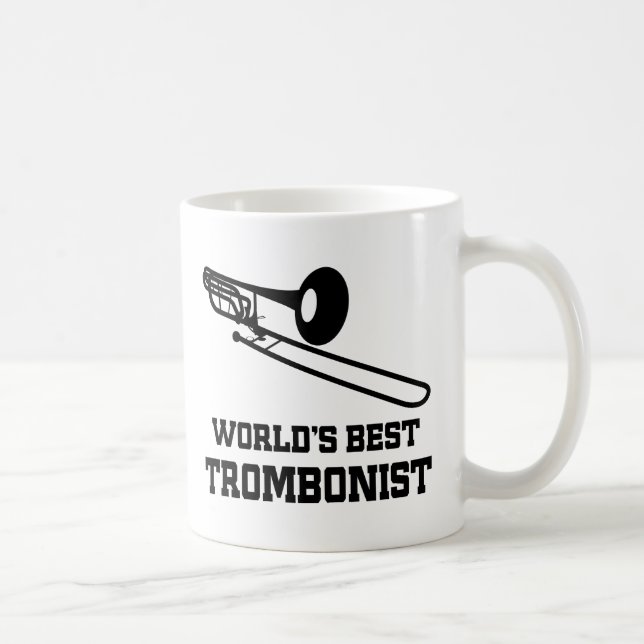 Taza De Café Regalo del trombón (mundos mejores) (Derecha)
