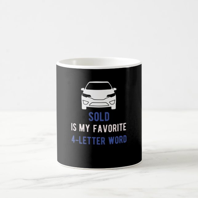 Taza De Café Regalo del vendedor de automóviles para el vendedo (Centro)