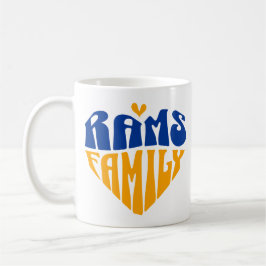 Taza De Café Regalo del ventilador de la familia Rams
