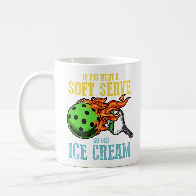 Taza De Café Regalo deportivo de Pickleball Lover (Izquierda)