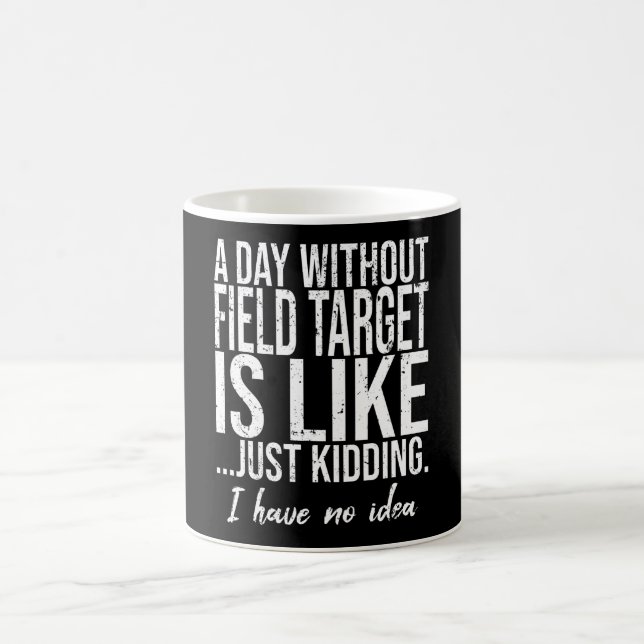 Taza De Café Regalo deportivo divertido de Field Target (Centro)