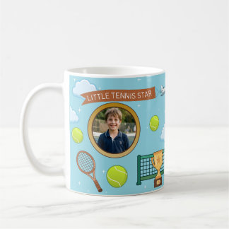 Taza De Café Regalo Deportivo Único Para Cumpleaños Niños Tenis