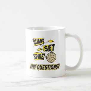Taza De Café Regalo determinado del voleibol del punto del