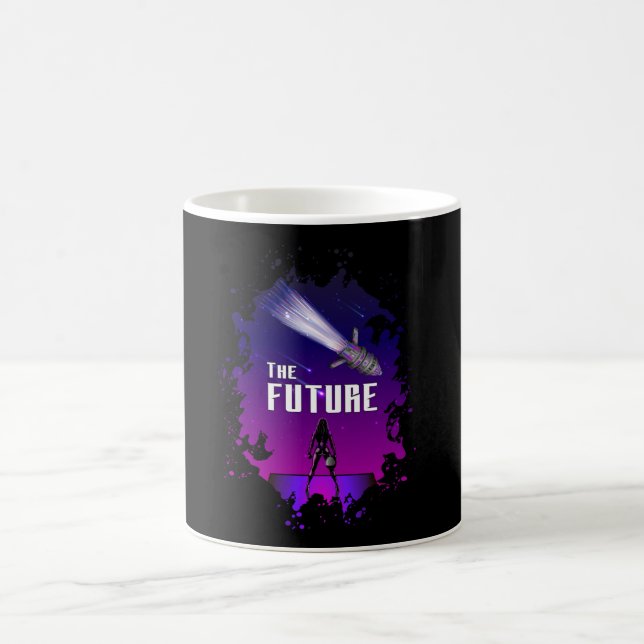 Taza De Café Regalo divertido de ciencia ficción para el espaci (Centro)
