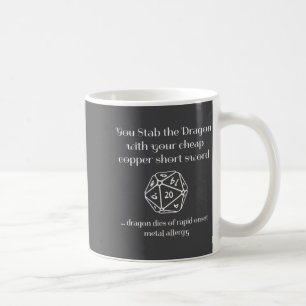 Taza De Café Regalo Divertido De Dnd Para Juegos De Rol Rpg