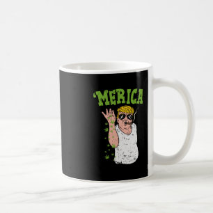 Taza De Café Regalo divertido de fumador de hierba de Merica Tr