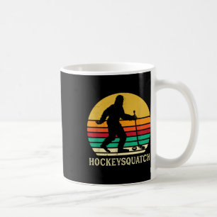 Taza De Café Regalo divertido de hockey Sasquatch Bigfoot Campo