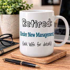 Taza De Café Regalo Divertido de Jubilación Bajo Nueva Direcció