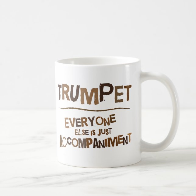 Taza De Café Regalo divertido de la trompeta (Derecha)