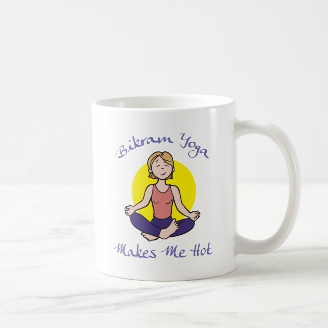 Taza De Café Regalo divertido de la yoga de Bikram (Derecha)
