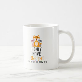 Taza De Café Regalo divertido de los amantes de los gatos -