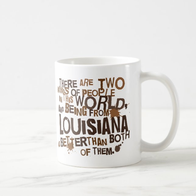 Taza De Café Regalo (divertido) de Luisiana (Derecha)