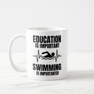 Taza De Café Regalo divertido de natación para nadador y nataci