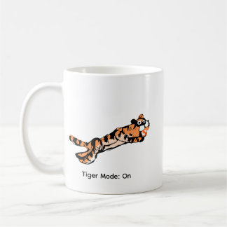 Taza De Café Regalo divertido de tigre saltarín