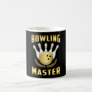 Taza De Café Regalo divertido del Bowler Strike Team Bowl Sport