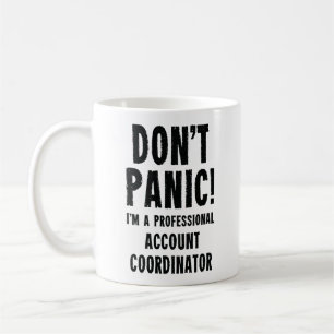 Taza De Café Regalo divertido del coordinador de cuentas
