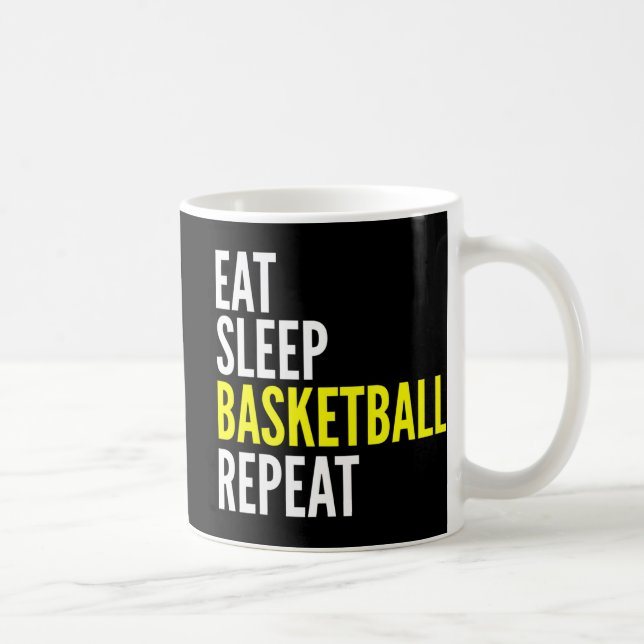 Taza De Café Regalo divertido del jugador de baloncesto - Eat S (Derecha)