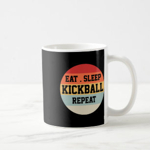 Taza De Café Regalo divertido del jugador de Kickball Retro