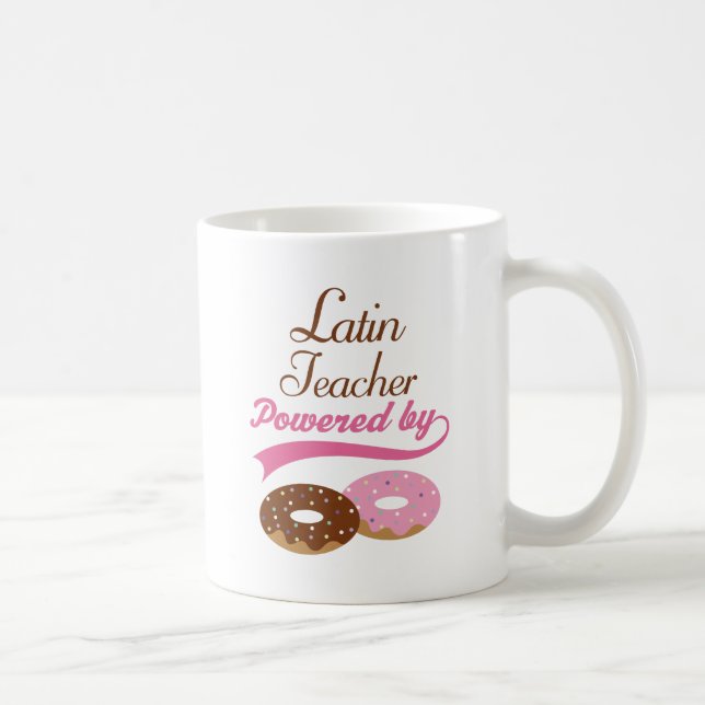 Taza De Café Regalo divertido del profesor latino (Derecha)