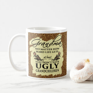 Taza De Café Regalo divertido el   de la abuela ningún guepard