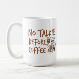 Taza De Café Regalo divertido para amantes de gatos sin charla 