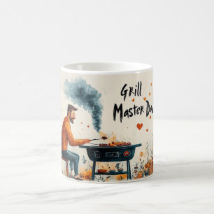 Taza De Café Regalo Divertido para el Día del Padre Parrillero 